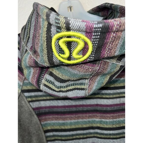 lululemon athletica Striped Gray and Purple Hoodie - Picture 5 of 8